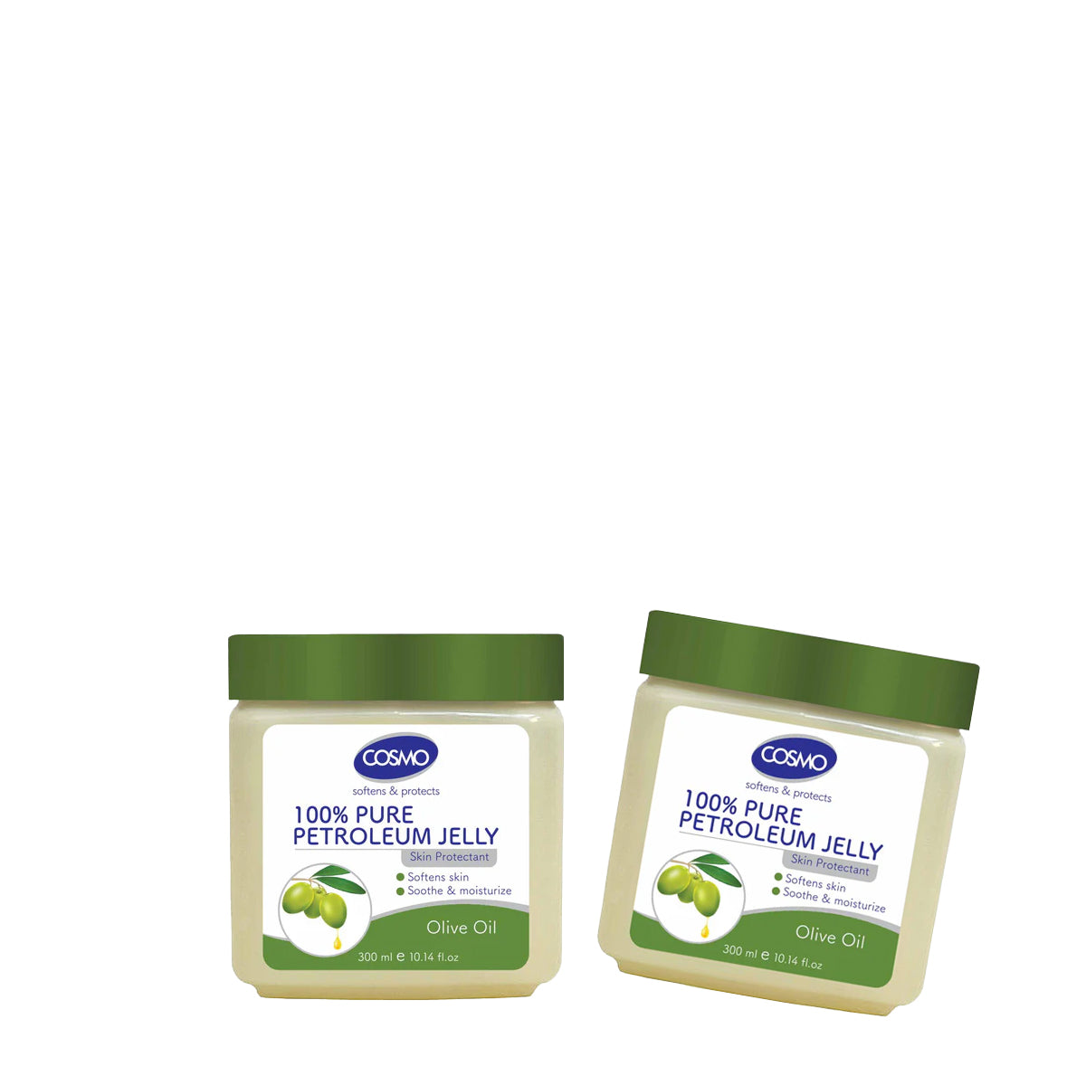 Olive Oil 100% Pure Petroleum Jelly 300ml - Pack Of 2